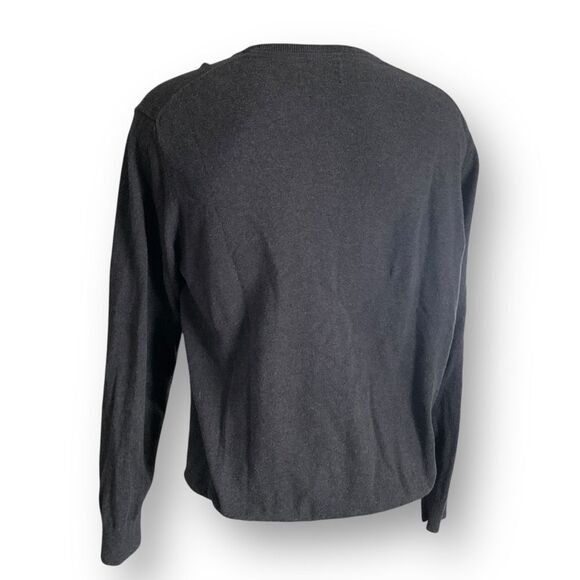 Wallin & Bros Cashmere Blend Grey Castlerock Sweater Men's Size XL - Picture 8 of 9